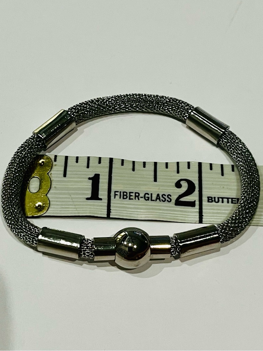 Stainless Steel Mesh Necklace and Bracelet Set - Silver $30 sku85 - Picture 4 of 6